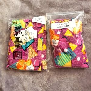 BNWT LULAROE DISNEY MATCHING LEGGINGS IN OS AND TC $25.